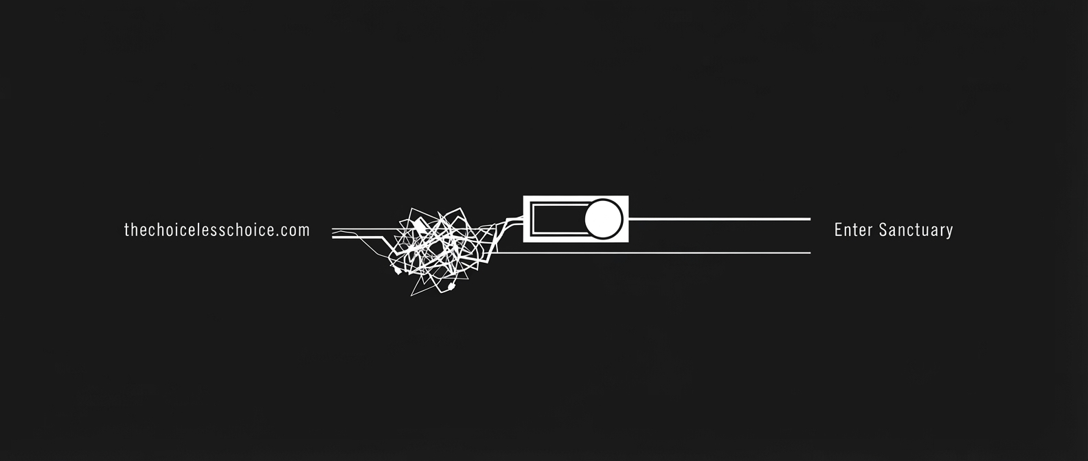 Chaotic digital noise resolving into a single stabilized system toggle